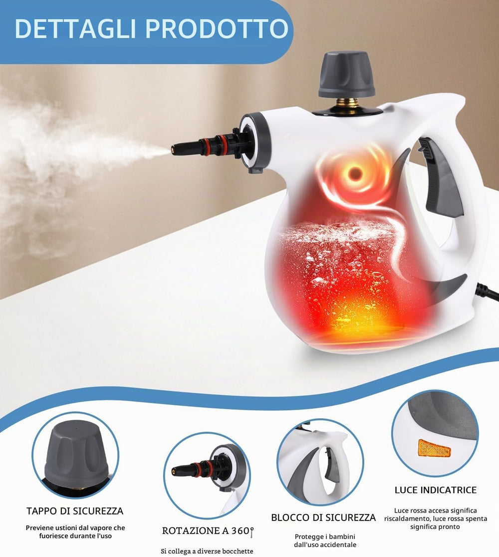 1050W Handheld Steam Cleaner