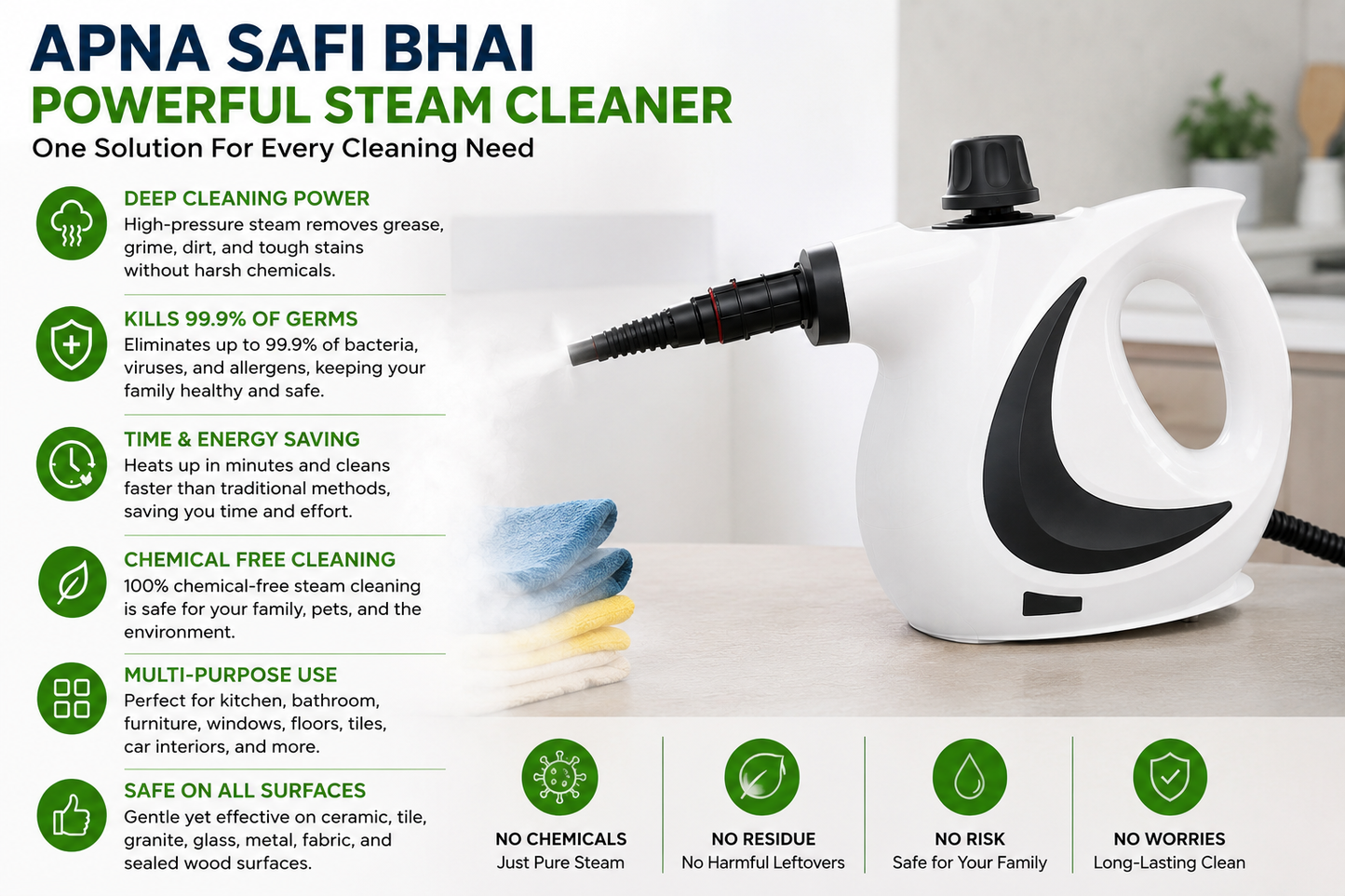 SteamPro™ Handheld Cleaner